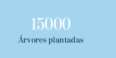 15000 Árvores plantadas
